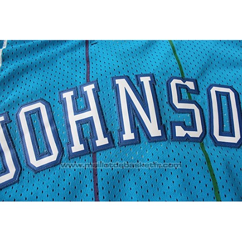 Maillot Charlotte Hornets Larry Johnson #2 Retro Bleu